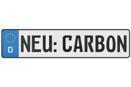 Carbon-Kennzeichen