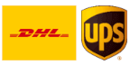 DHL und UPS Logo